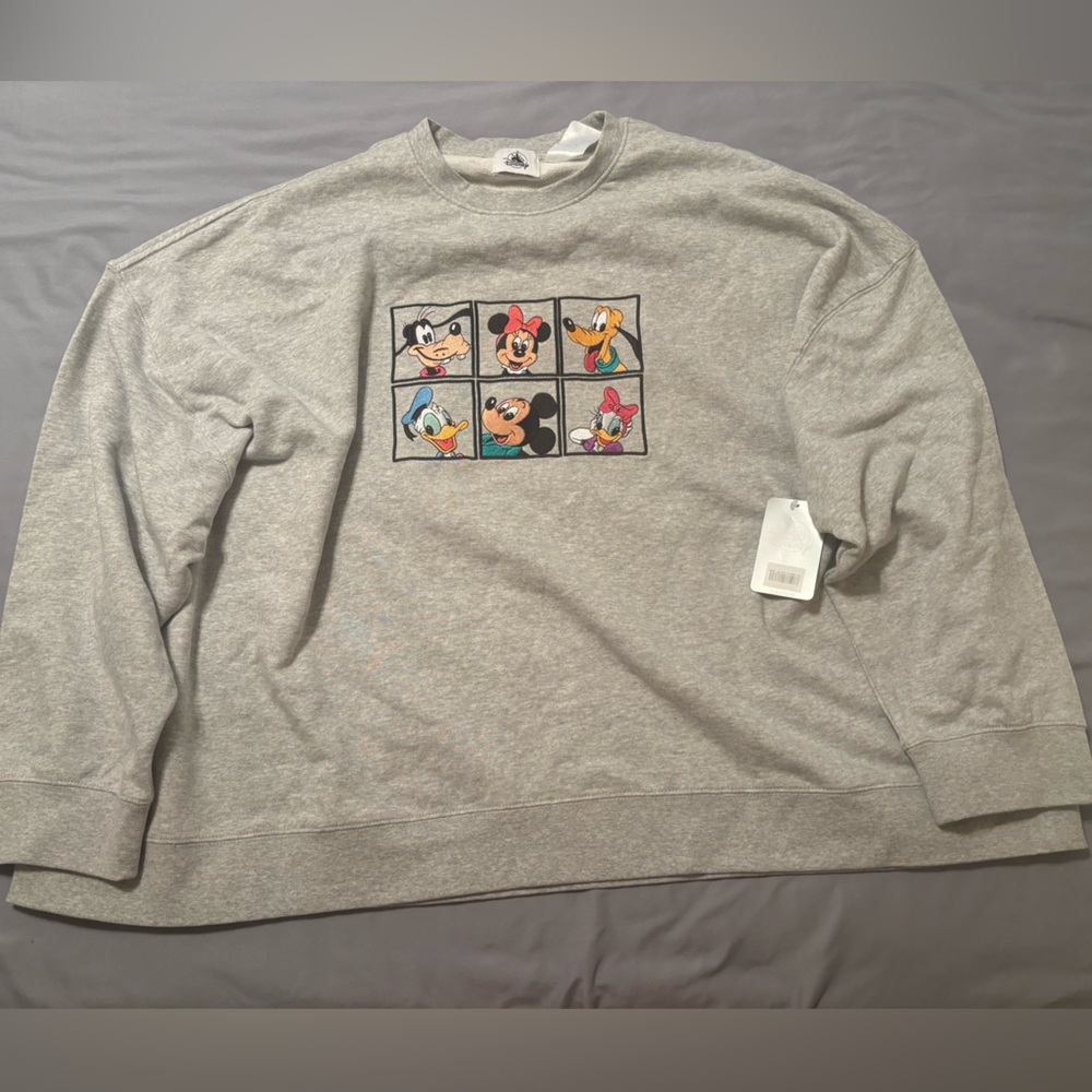 Mickey and Friends Embroidered Sweatshirt Unisex 3X